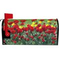 thumbnail image 2 of Spring Tulips Flowers Summer Magnetic Mailbox Cover Floral MailWraps Garden Yard Home Decor for Outdoor Oversized-25.5" x20.8", 2 of 5