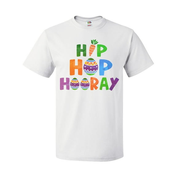 Inktastic Easter Hip Hop Hooray with Eggs and Carrot T-Shirt