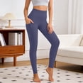 thumbnail image 2 of TGPMGRZ Leggings for Women Lifting High Waisted Elastic Yoga Pants Workout Leggings with Pockets Yoga Leggings for Sport Purple Size XS, 2 of 5