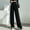 Black, variant on FAMTKT Women's Loose Fit High Waisted Wide Leg Pants Straight Long Trousers Suit Pants Casual Pants