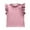 Pink, variant on XBASW Toddler Kids Girls Ruffled Sleeve T-Shirt Crewneck Pullover Tops Comfort Summer Cotton Tees for 1-7 Years