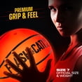 thumbnail image 3 of Light-up Basketball - Glow-in-the-Dark - Gifts for Boys - Sports Gear Accessories for Kids - Teens Birthday Gift Age 8-15+ Year Old, 3 of 7
