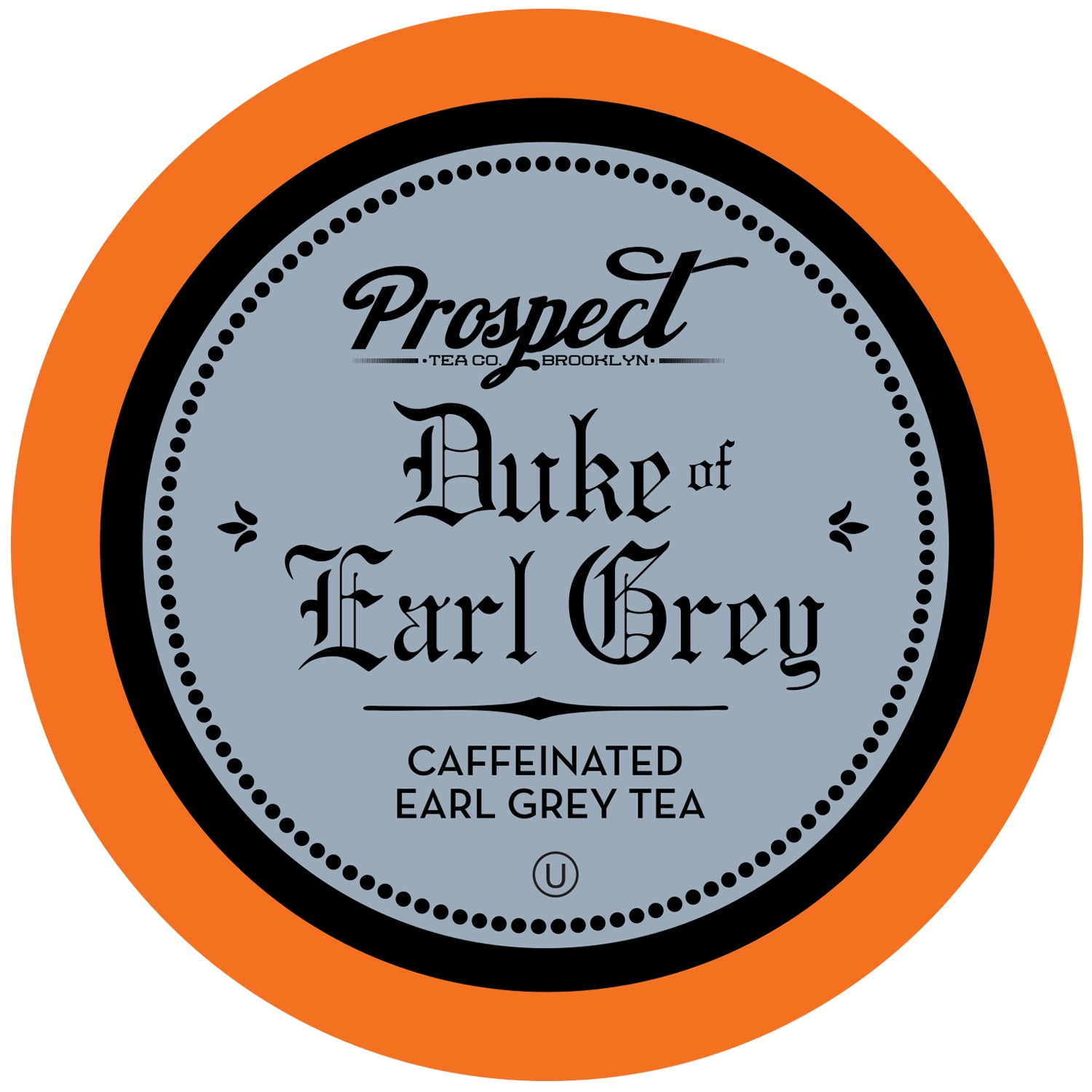 Prospect Tea Caffeinated Earl Grey Tea Pods,  Keurig 2.0 K-Cup Brewer Compatible, Duke Of Earl,40 Count