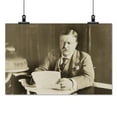 thumbnail image 2 of Print: Theodore Roosevelt, Seated At Desk, Reading, 1906, 2 of 4