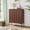 Brown, variant on 2-Door Accent Cabinet With Adjustable Shelves