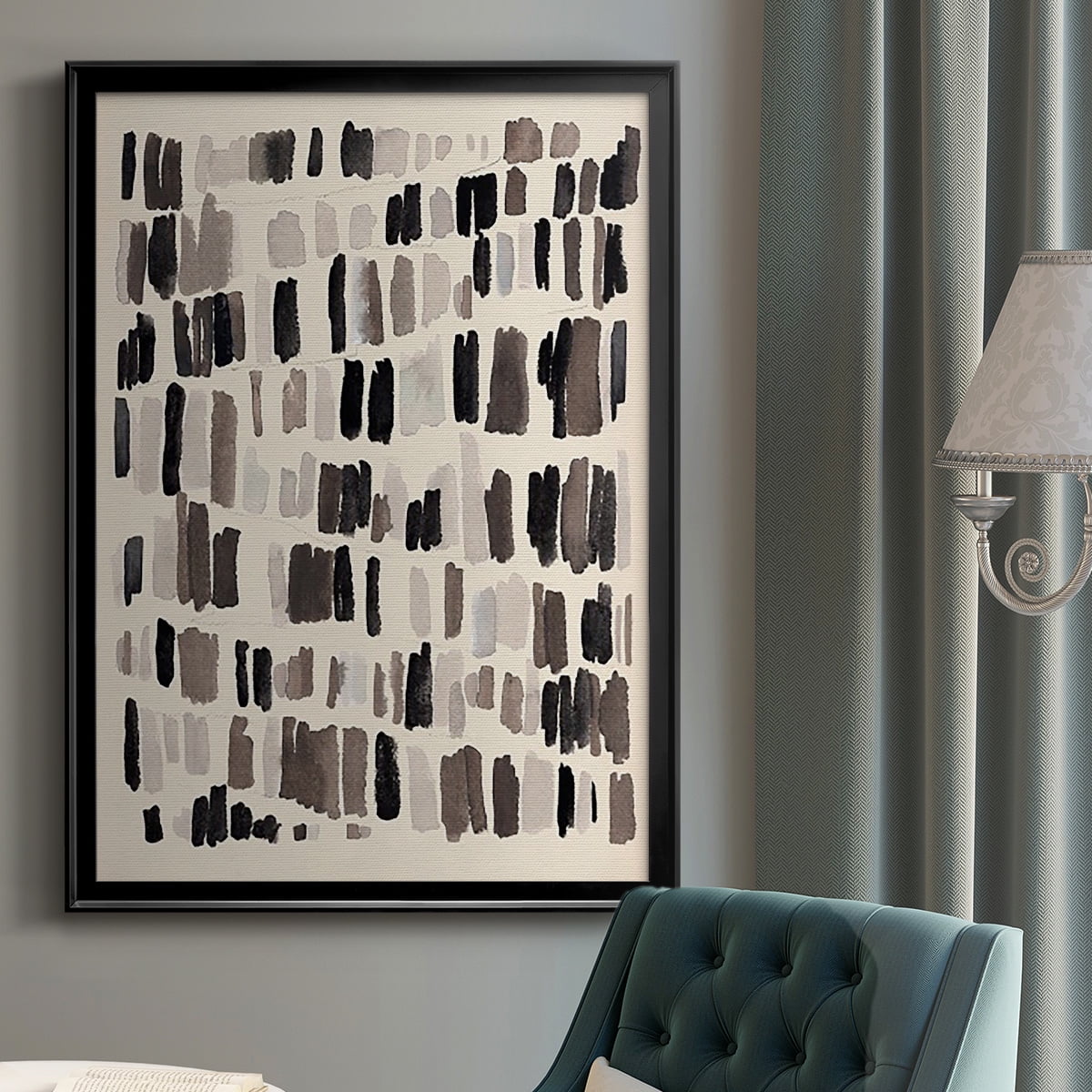 Chalk and Flint I Premium Framed Print, in Gold, Black, or Silver - Ready to Hang