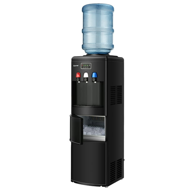 Costway Top Loading Water Dispenser BuiltIn Ice Maker Machine White