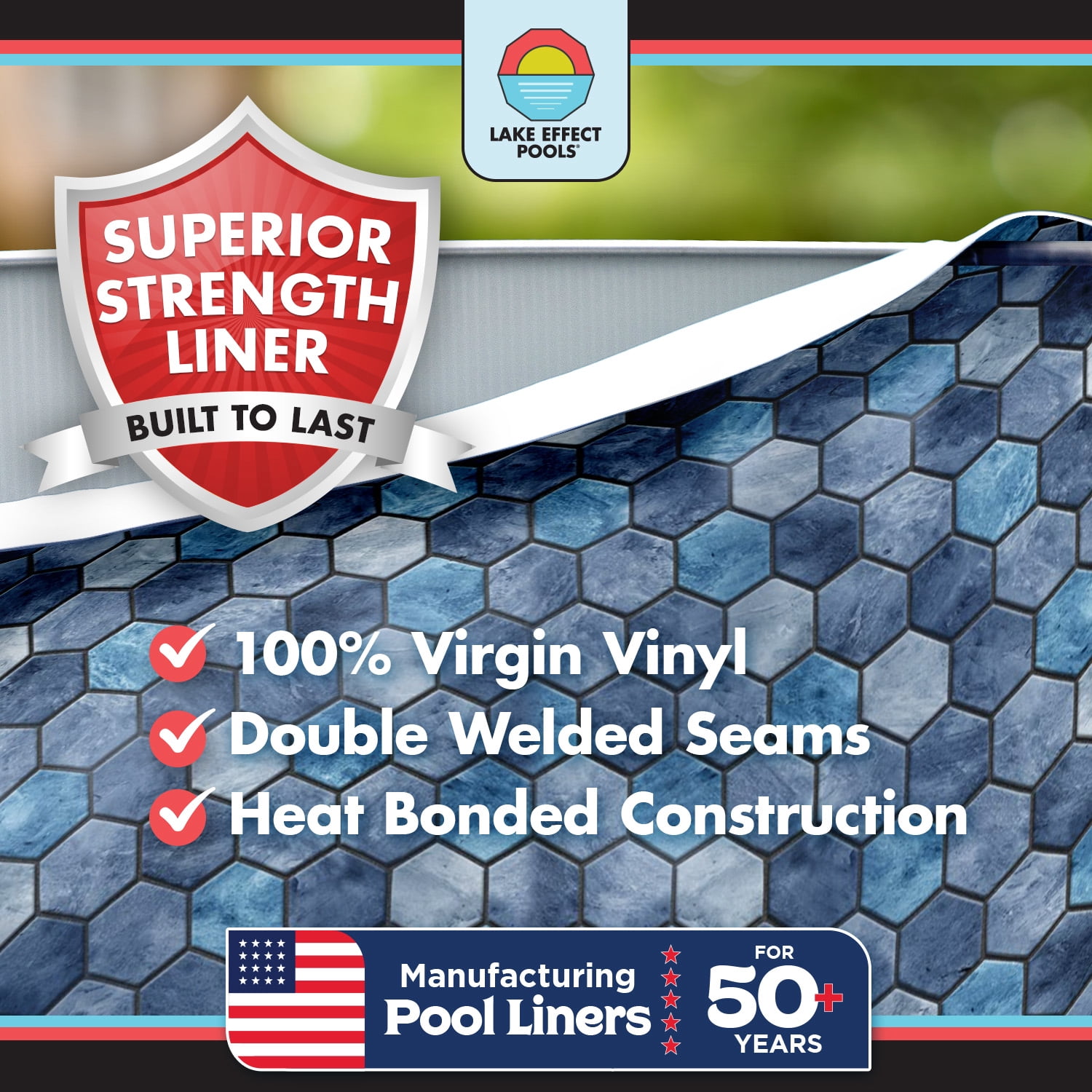 Lake Effect Pools Bora Bora 24' x 52" Round Resin Protected Above Ground Swimming Pool