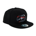 thumbnail image 2 of Ecko Unltd Men's Flat Bill Adjustable Snap Back Baseball Hat Black, 2 of 3