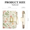 thumbnail image 2 of LOUEBICA Small Wallets for Women Bifold Vegan Leather Wallet RFID Blocking Floral Pattern Card Holder with Zipper Pocket, 2 of 7