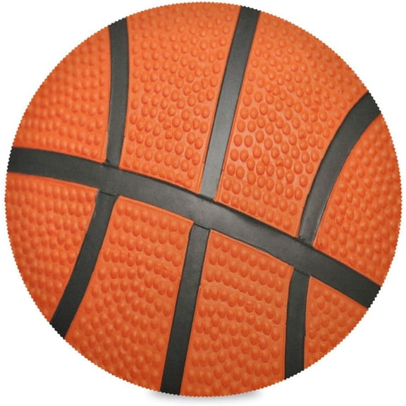 48"X 48" Sport Ball Basketball Lace Elastic Fitted Edged Round Tablecloth Fade Resistant Anti-Shrink Table Cloth Washable Table Cover for Banquet Home Indoor or Outdoor