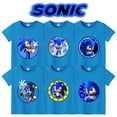 thumbnail image 2 of Camisetas de manga corta para niños de Sonics, camisetas de algodón con estampado de anime, camisetas de moda para niños y niñas, ropa de verano, camisetas de regalo, 2 of 5