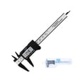 thumbnail image 1 of Kenally Pantalla digital Vernier Caliper LCD 0.01 mm / 0.001 pulgadas Micrómetro Calibre Regla Longitud Profundidad Acero inoxidable Portátil de mano Medidores de medidas dimensionales Tipo 9 Kenally TO001041-11, 1 of 6