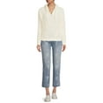 thumbnail image 4 of No Boundaries Juniors' High Rise Slim Straight Cropped Jeans, 4 of 5
