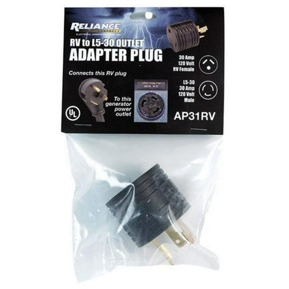 Reliance Controls AP31RV RV to L5-30 Outlet Adapter Plug