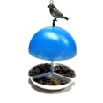 thumbnail image 2 of Coollooc Adjustable Dome Bird Feeder, Mushroom Bird Feeder Hanging for Garden Metal ABS Bird Feeder with Dome Top Attract Birds Outside Outdoors Hanging for Women Mom Grandma Bird Lovers(B), 2 of 6