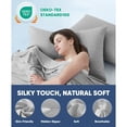 thumbnail image 5 of Aship Arc-Chill Cooling Pillow Cases, Q-Max >0.45 Jade-Infused Dual-Sided Summer Cooling Pillowcase, Smoother Skin & Frizz-Free Hair, Hidden Zipper, Machine Washable, King 20''x36'', 2 Pack Gray, 5 of 8
