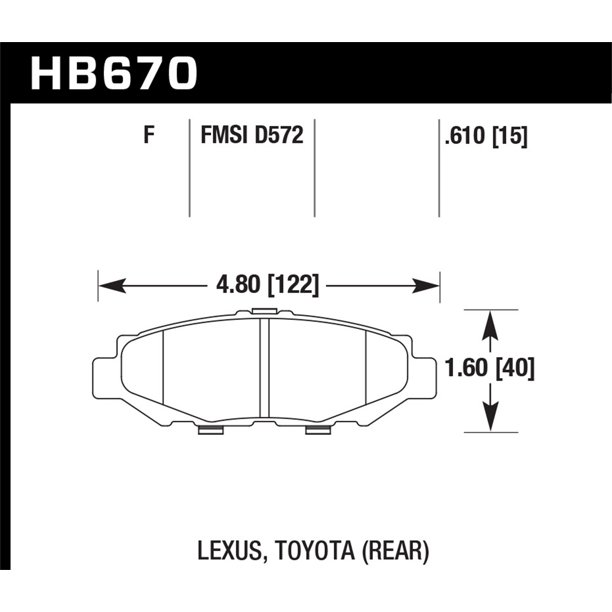 Hawk 93-98 Toyota Supra TT HPS Street Front Brake Pads