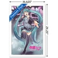 thumbnail image 3 of Hatsune Miku - Stage Lights Wall Poster, 14.725" x 22.375" Framed, 3 of 6