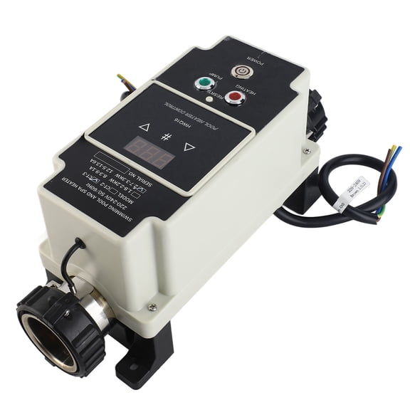 2.7 to 3.3KW Pool Heater Electric Swimming Pool Water Heater Hot Tub Thermostat with Digital Display for Hot Tub Spa Bathtub
