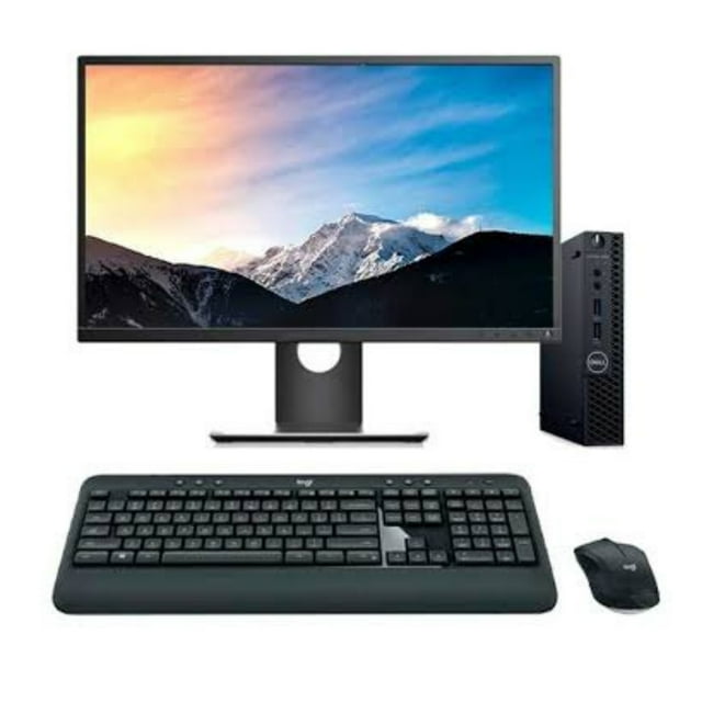 PC Dell 3060 Tiny con monitor de 20" i3-8 8gb de ram 256gb ssd Reacondicionado