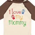 thumbnail image 4 of Inktastic I Love My Mommy Handprints Boys or Girls Long Sleeve Baby Bodysuit, 4 of 5