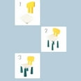 thumbnail image 3 of Taburete multifunción de 1 pieza, bloques de construcción, silla, piezas de rompecabezas, taburete para niños en casa (colores surtidos), 3 of 5