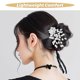 thumbnail image 2 of Pinzas para el pelo de novia con flores para boda, horquillas de perlas, accesorios para el pelo de novia, pinzas para el pelo de novia, accesorios para el pelo para mujeres y niñas, 2 of 8