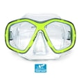 thumbnail image 4 of Aqua Leisure Dolfino Brand Adult Makena Recreational Dual Lens Swim Mask - Yellow, 4 of 8