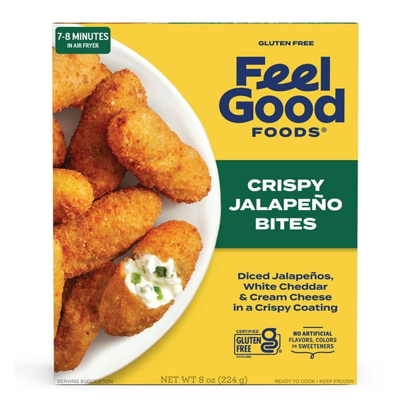 Feel Good Foods Gluten Free Crispy Jalapeño Bites - 8 Ounce