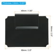 thumbnail image 2 of 89x64mm Plastic Basket Chalkboard Labels with 2Pcs White Chalk Black 20 Pack, 2 of 5