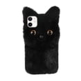 thumbnail image 4 of COMPUKAS Kawaii Cat Plush Phone Case for 12 Pro TPU 1Pack, 4 of 4