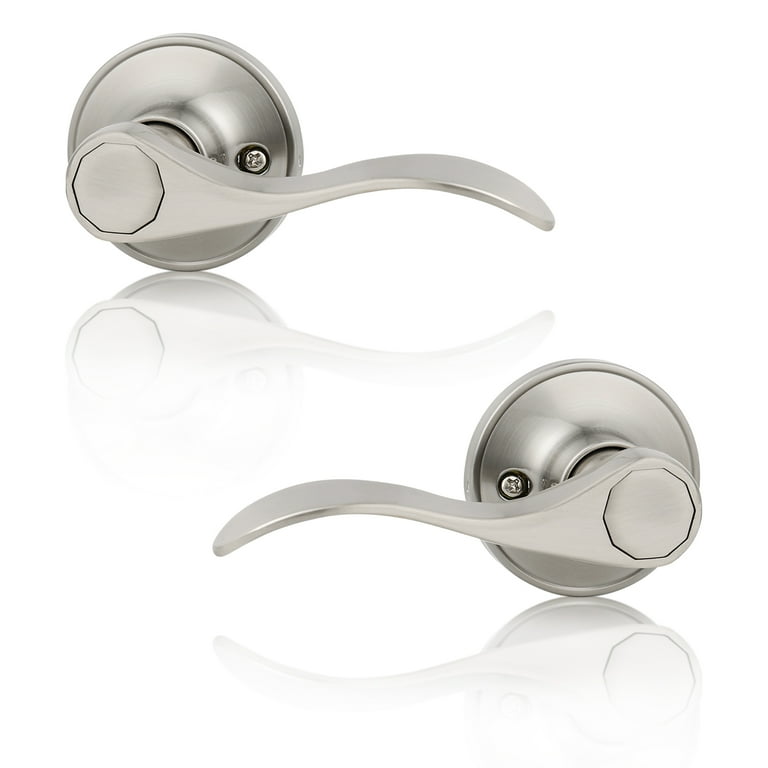 Schlage Modern/Contemporary Satin Nickel Dummy Knob Right or Left Handed Schlage Modern/Contemporary Satin Nickel Dummy Knob Right or Left Handed