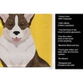 thumbnail image 5 of Summer Sunflowers Brindle Cardigan Corgi Kitchen Towel, 5 of 5