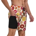 thumbnail image 2 of Fuzoiu Donut Print Men's Swim Shorts,Quick-Dry Double-Layer Swim Trunks,Board Trunks,Beach Shorts Swimwear Bathing Suits-Large, 2 of 6