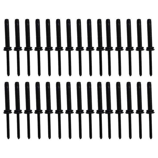 30 Set Long Grip Rivets Tri Bulb Mounting Rivet with Waterproof O Rings for Deep Water Installing Kayak Canoe and Boat Accessories