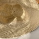 thumbnail image 3 of Sombrero de paja con circunferencia de 56-58 cm, sombrero de playa de verano para mujer, sombrero de sol plegable con flores y protector solar de ala grande para playa, 3 of 6