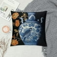 thumbnail image 2 of COMIO Blue and White Porcelain Farmhouse Pillow Covers Blue Chinoiserie Vase White Sofa Cushion Cover Chinoiserie Style Accent Pillow for Sofa Couch, 2 of 5