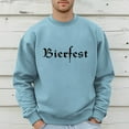 thumbnail image 2 of Men's Fall Winter Fashion Pullover Sweatshirt Hop Crew Neck Oversized Top Garment Pullover Shirts Lightweigt Sweat Shirt Pullover Sweater, 2 of 4