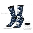 thumbnail image 4 of Logiee white arrow Skull Print Adult Socks for Men & Women,Calf Socks, Ankle Socks,Boots Socks,Breathable Casual Sock,Unisex Crew Socks, 4 of 6