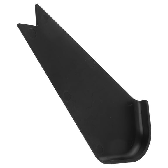 WASHWEPE 1Pcs Rv Trim End Caps Black Abs Corner Cap For Rv Slide Out Protecting 16.50X8.00X1.50Cm