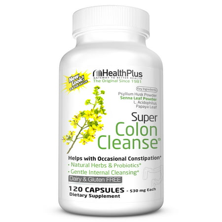 Health Plus Super Colon Cleanse, 120 Capsules, 60