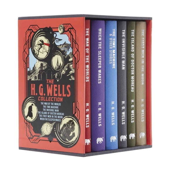 The H. G. Wells Collection: Deluxe 6-Book Hardcover Boxed Set, (Hardcover)