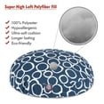 thumbnail image 3 of Majestic Pet Fusion Round Dog Bed Cotton Twill Removable Cover Navy Small 30 x 30 x 4, 3 of 6