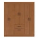 thumbnail image 2 of Ropero Closet 6 Puertas Y 2 Cajones Darady Canela, 2 of 6