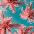 thumbnail image 6 of PIKWEEK Outdoor Fitted Palm Leaves Round Tablecloth White, 6 of 8