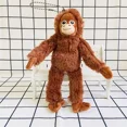 thumbnail image 3 of Lovely Gorilla Orangutans Monkey Cute Animal Pendant Key Ring Soft Stuffed Doll Plush Toy Girl Boy Birthday Christmas Gift 1pc, 3 of 5