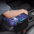 thumbnail image 4 of Chririnla Armrest Cover Cushion for Car Interior, Softness with Pockets Car Armrest Pad Cover for Vehicle Car Arm Rest Cover Pad, Wolf Pattern, 4 of 6