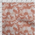 thumbnail image 3 of Soimoi Camouflage Print,Cotton Cambric, Quilting Fabric Sold by The Yard 42 Inch Wide, Medium Weight Cotton Fabric, SewingSupplies, Peach, 3 of 5