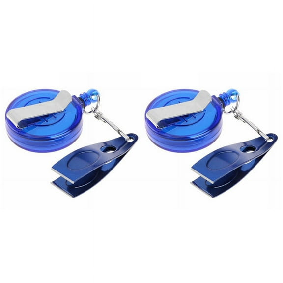 2X Fly Fishing Nippers Line Cutter Clipper Tie Fast Nail Knot Tying Tool with Fishing Zinger Retractor Snips Tools Kit,2 x Fishing Cutter,blue